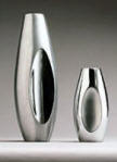 aluminum vases modern look