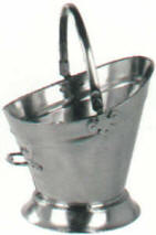 coal bucket with brass handle