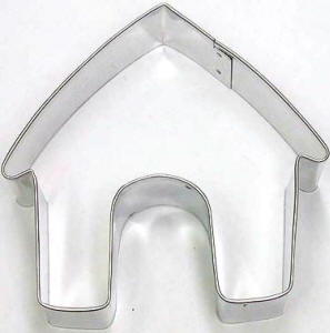 dog house cookie cutter, stainless steel biscuit cutter