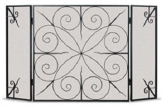 fire screen three panel