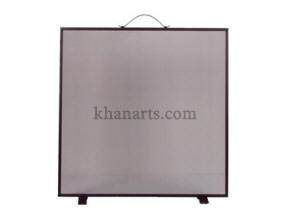 fire screen single panel iron