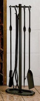 fireplace tools wrought iron