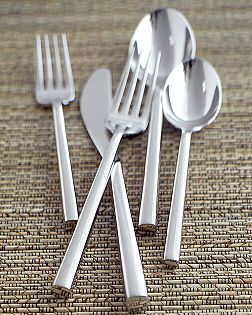 heavy hand forged flatware made of stainless steel