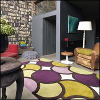 contemporary wool rug