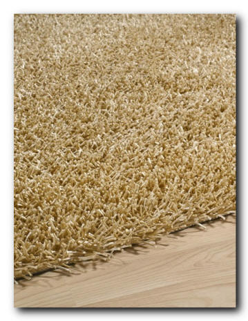 polyester shag rug - beige color