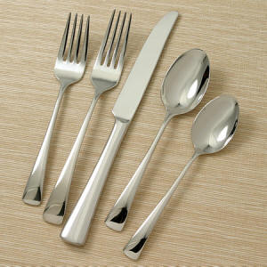 heavy stainless steel flatware