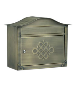 locking wall mount mailboxes in antique finish